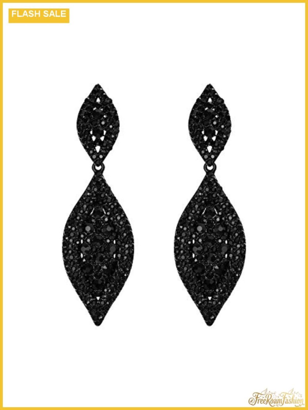 Rhinestone Crystal Bridal Chandelier Dangle Drop Earrings